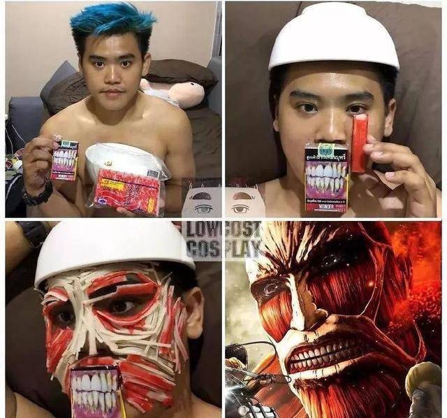 泰国小哥的低成本cosplay,简直太拼了!_感觉_马桶_孙悟空