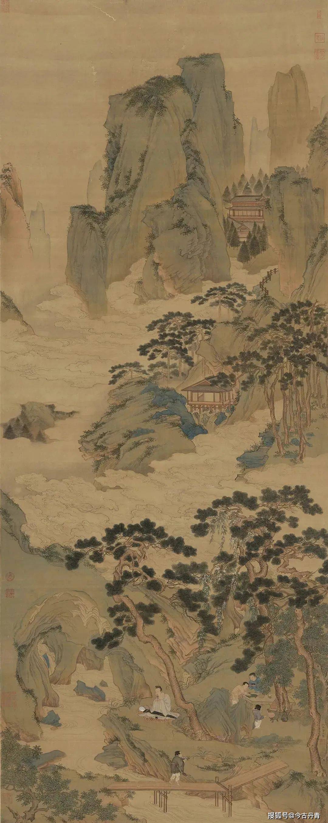 明四家画画，各有千秋-6park.com