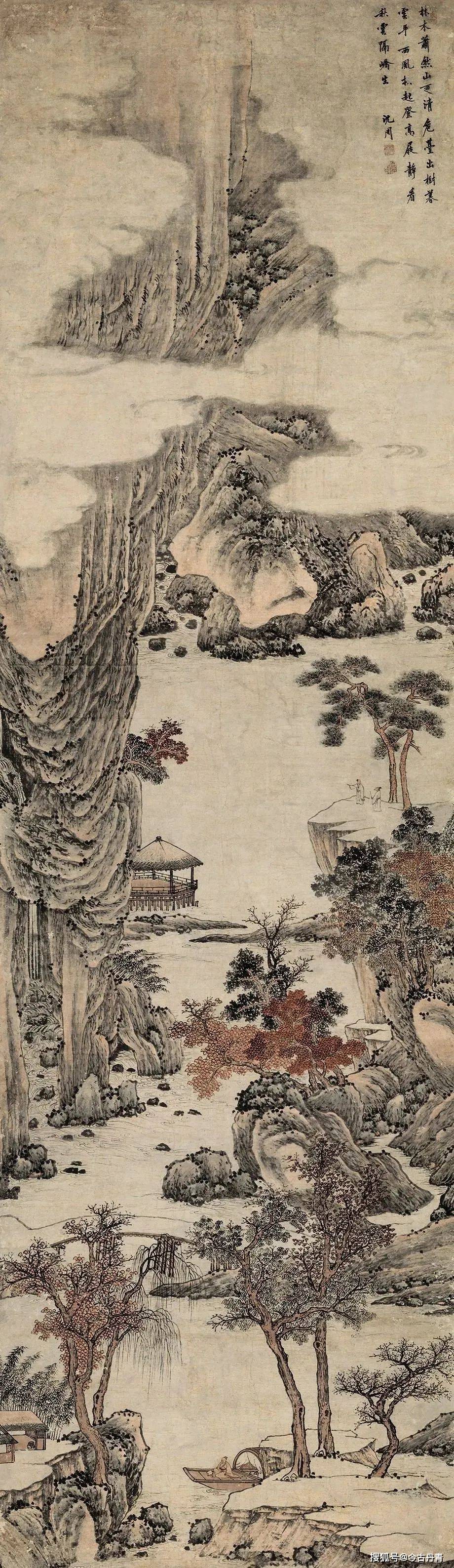 明四家画画，各有千秋-6park.com