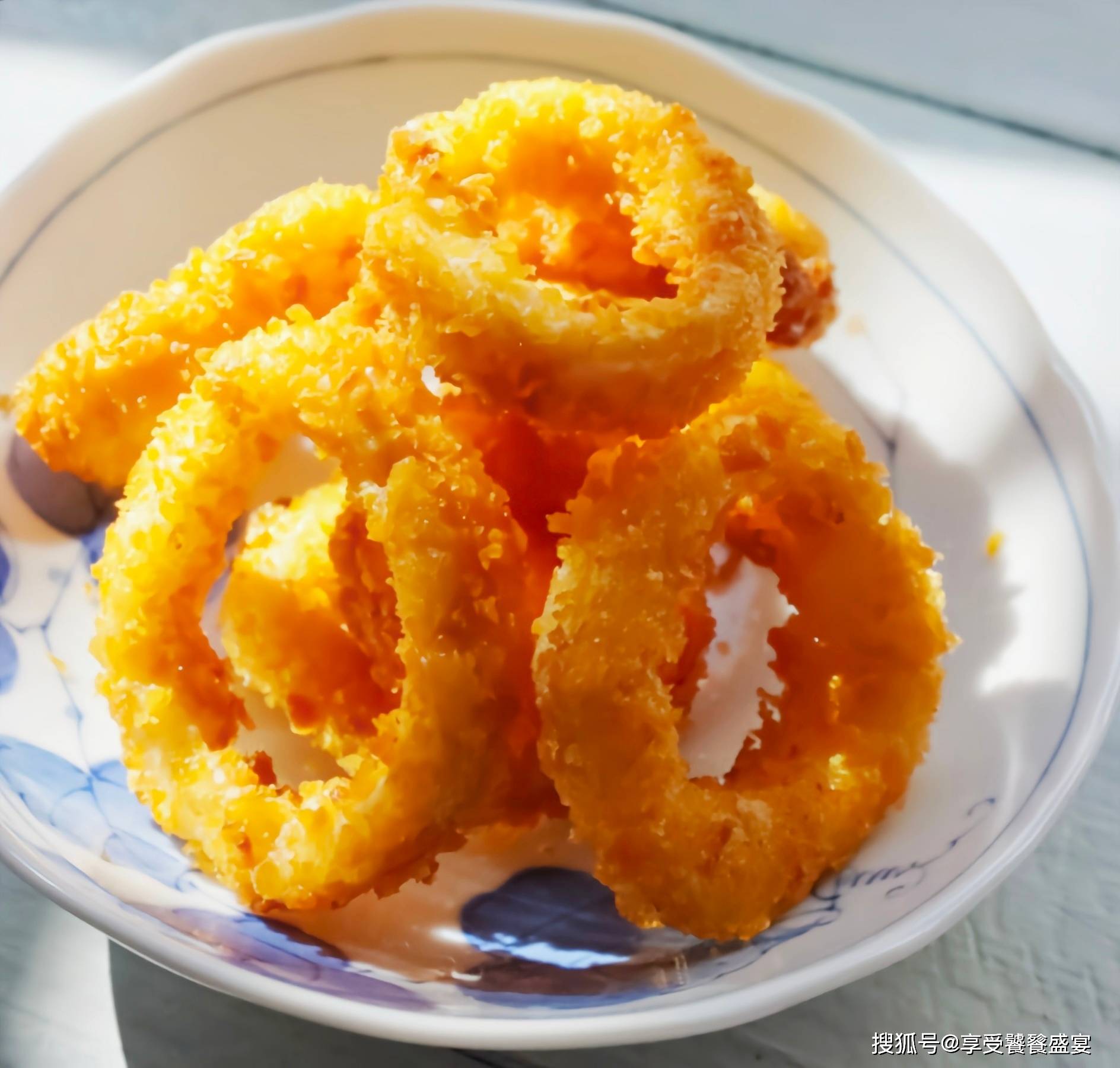 油炸香酥鱿鱼圈配方及详细做法