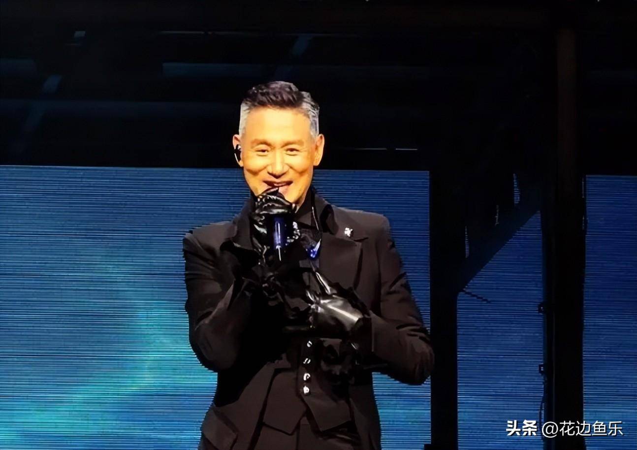 演唱会前,张学友接受记者采访,自嘲"变老了",但后来说"他不怕变老,他
