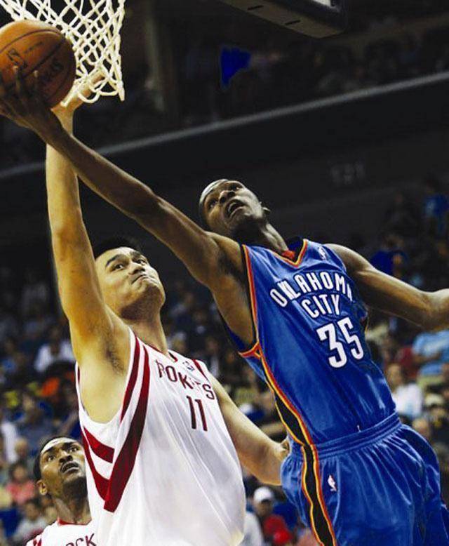 nba5个位置目前手臂最长的球员,杜兰特228厘米超越小巨人姚明_身高