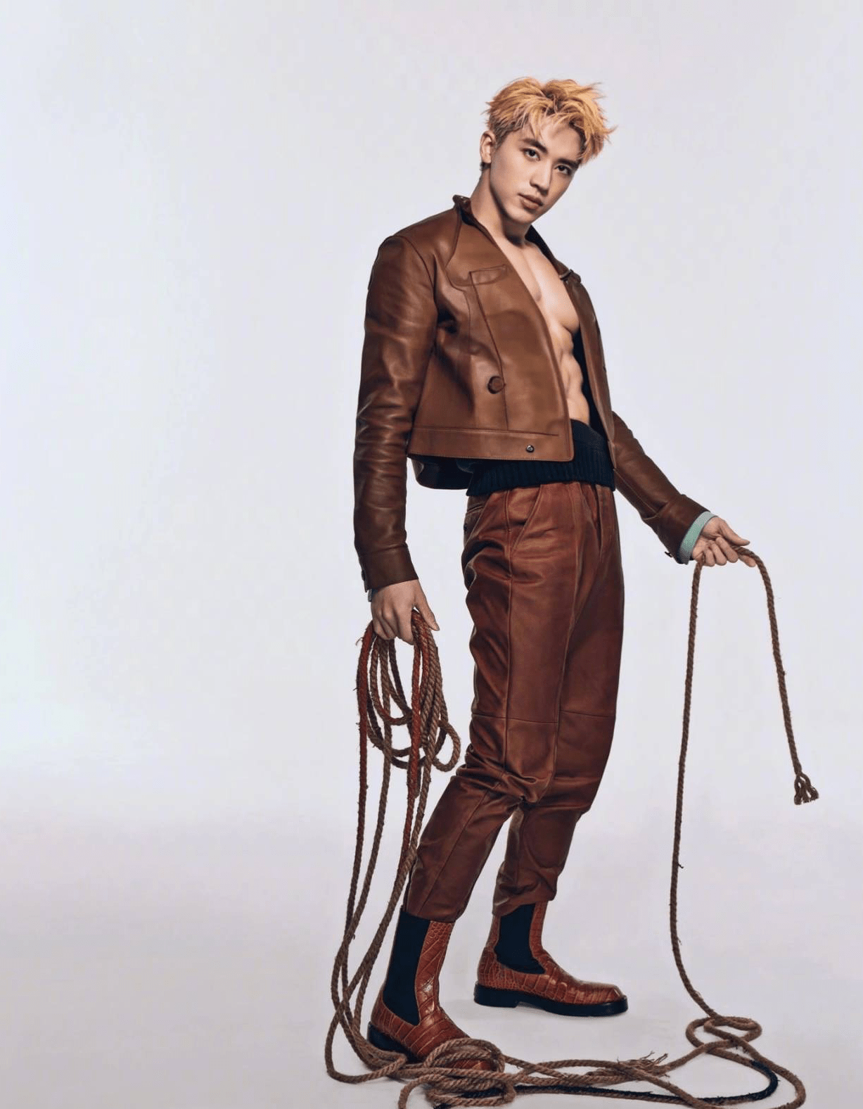 当男明星开始秀肌肉的时候,肖战,许光汉太帅了,许凯太都惊呆了!