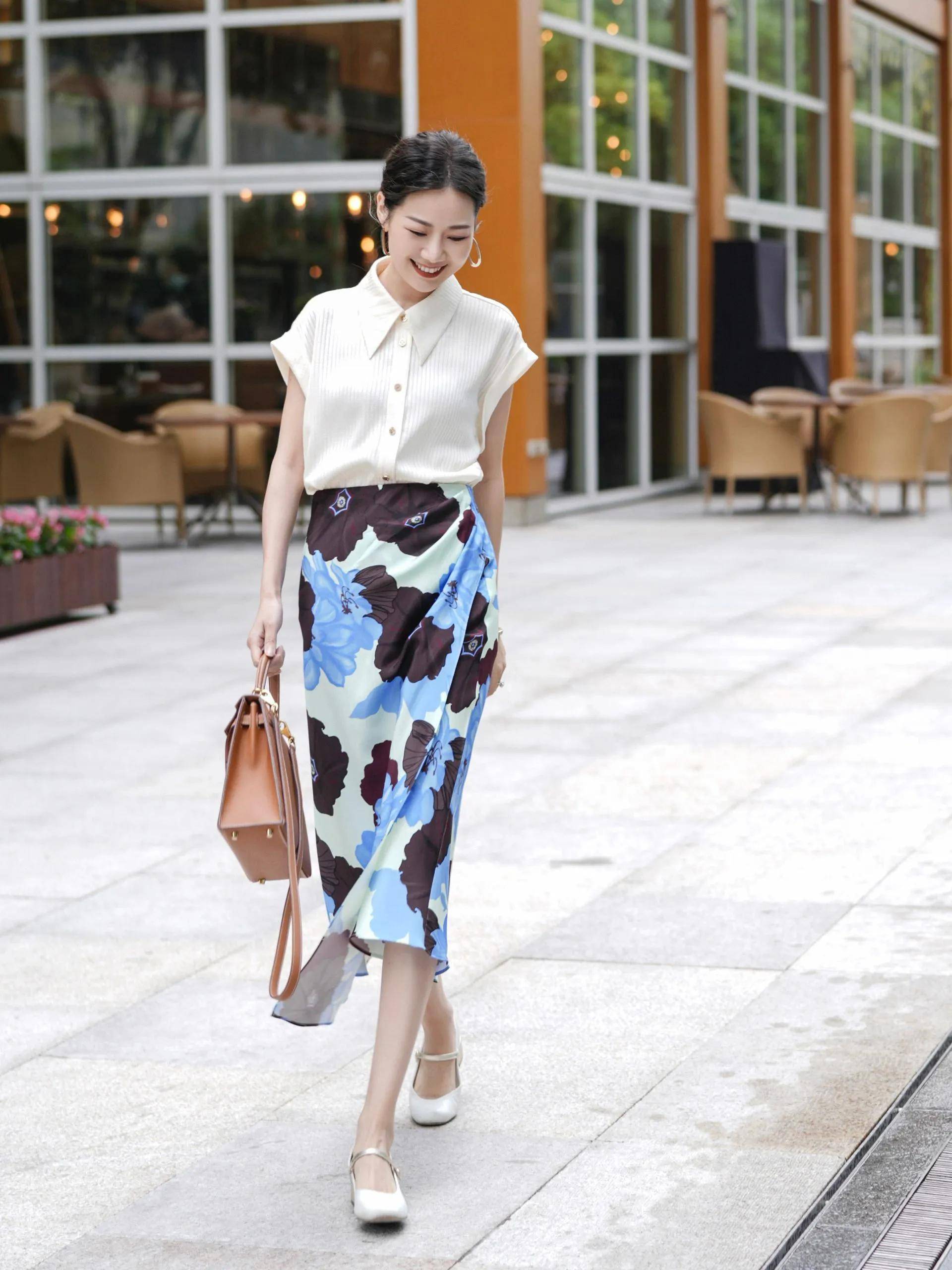 这是我见过最耐看的职场轻熟风穿搭,大方气质!_木子_姐妹_白色