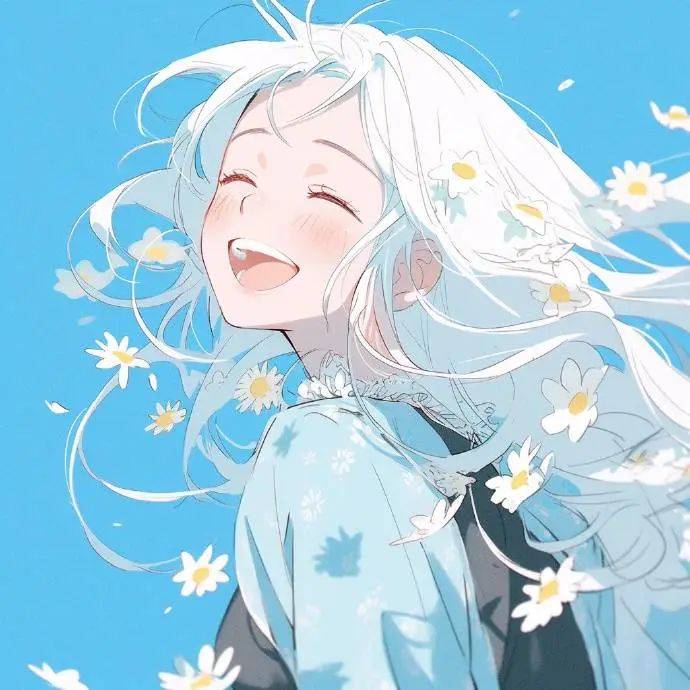 动漫头像|高清雏菊少女动漫头像_网络