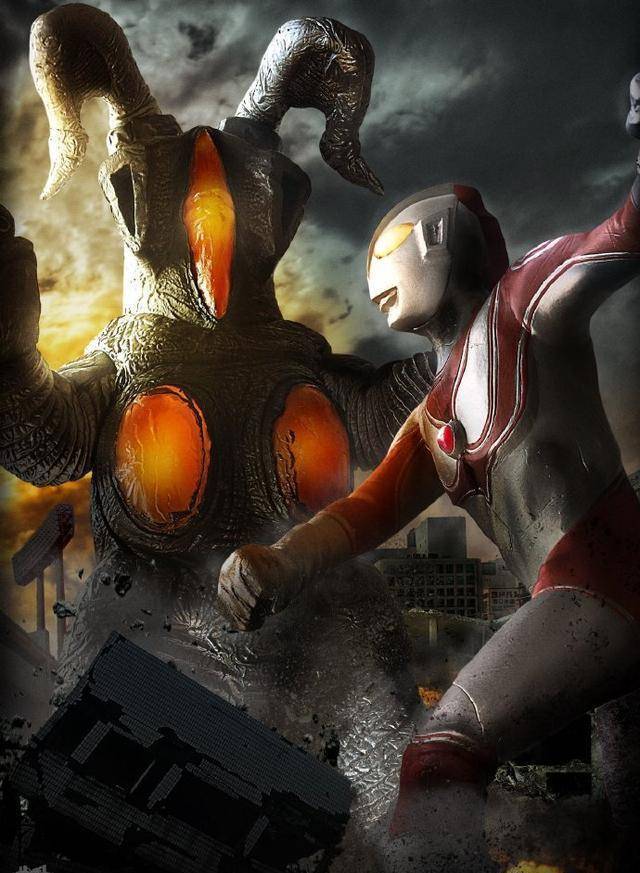 昭和奥特曼视觉渲染图:佐菲再现炎头队长名场景,赛文迎战金古桥_初代