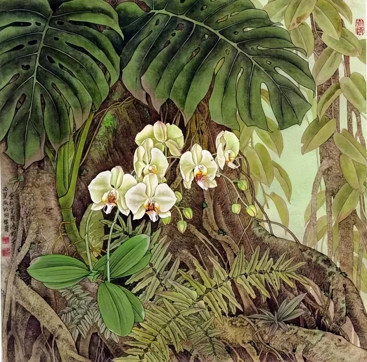 辞写朝花——金鸿钧中国近现代名家大红袍画集_创作_工笔_作品