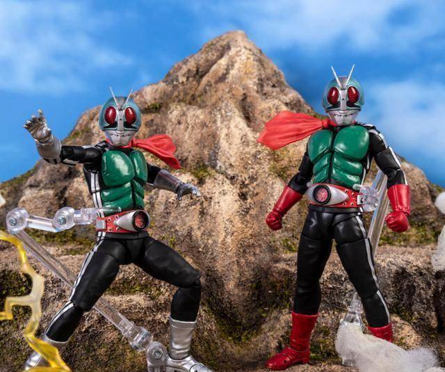 昭和假面骑士荣光的七人众真骨雕展会情报昭和帅老头全员齐聚_设计