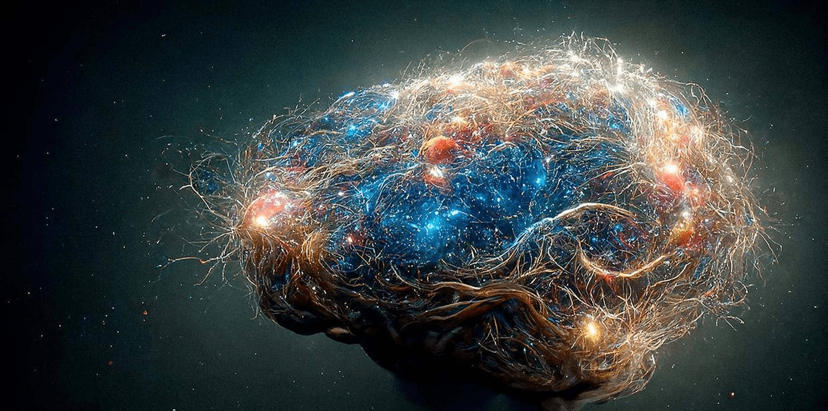 宇宙连接人脑图片