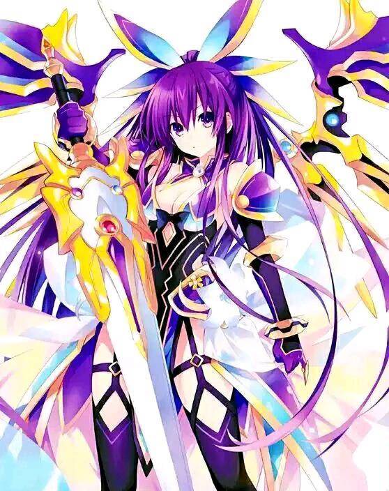 夜刀神十香的不同形态,最后一套灵装未在动画出现,属轻小说20卷_神威