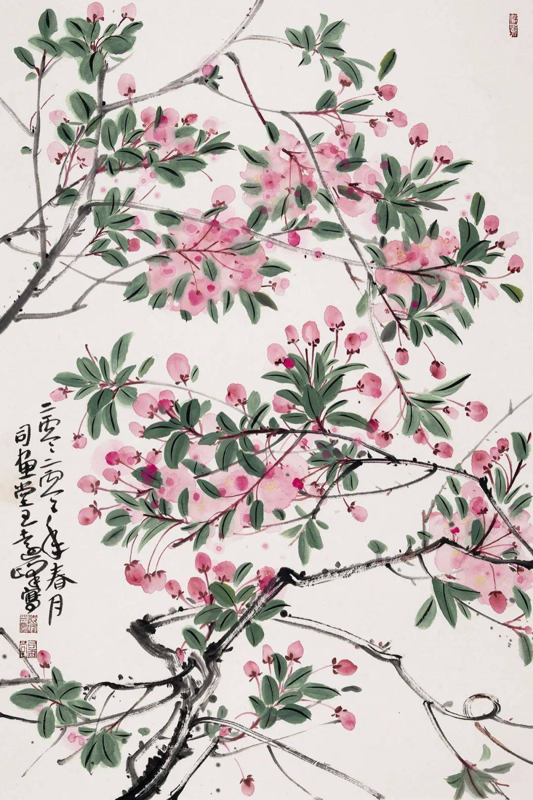 学院派丨王远峰 · 望春风_cm-_纸本_中国画