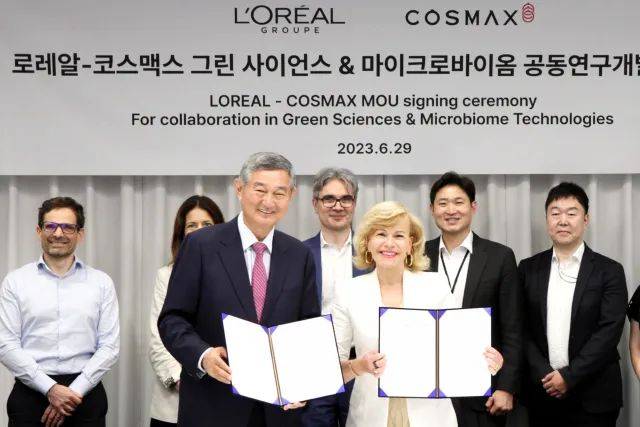 韩国COSMAX与欧莱雅缔结MOU 