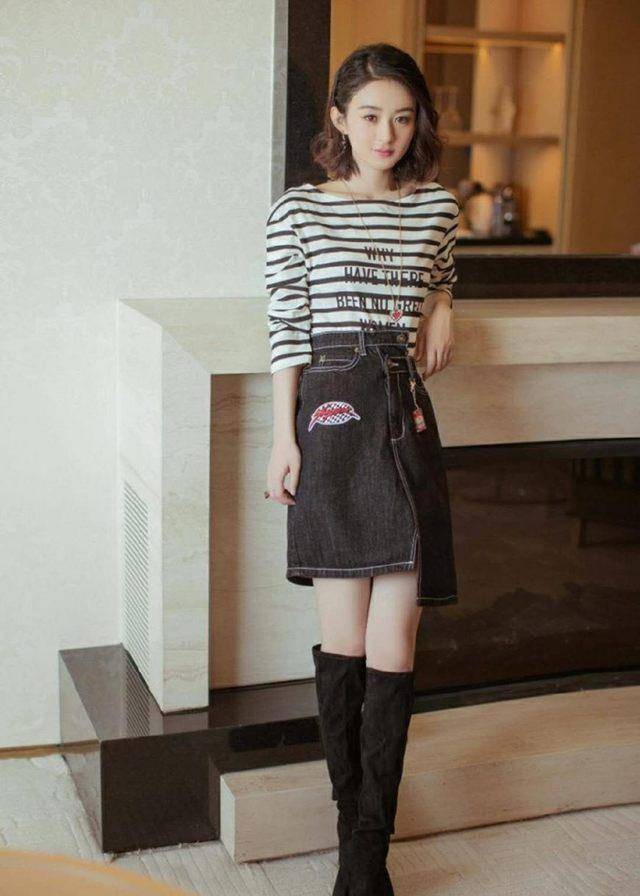 女明星穿搭日常私服,你更喜欢谁的?_休闲_少女_样子