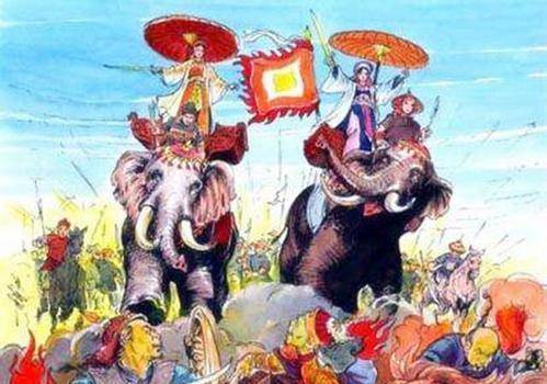 越南的两个女英雄,其百姓为之立碑祭拜,而中国人却称之为贱婢_马援