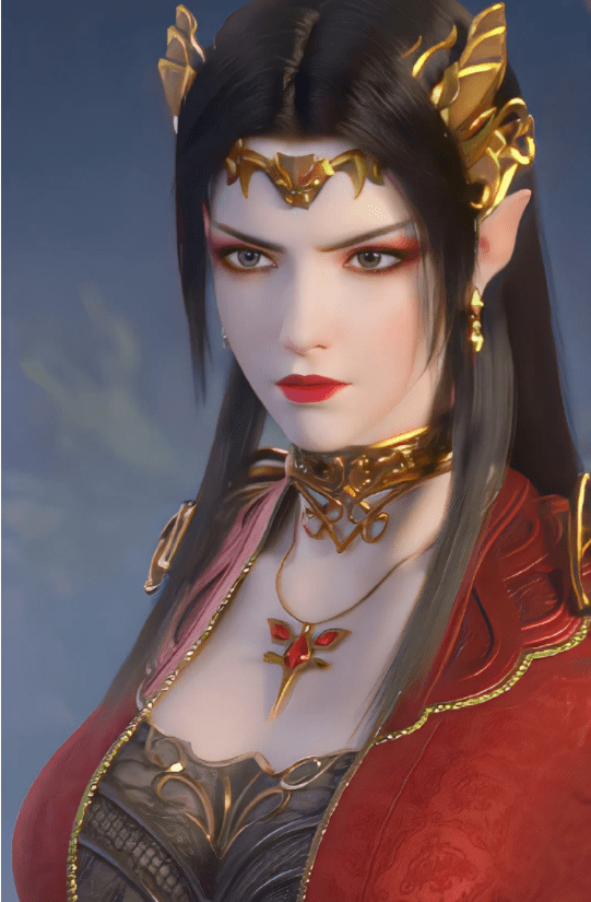 斗破苍穹cos:美杜莎女王美如画7,出水芙蓉,清莲地心火下美艳无方_画面