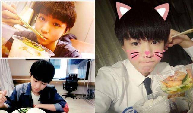 易烊千玺的饭量,王源的饭量,王俊凯的饭量,差距一目了然!