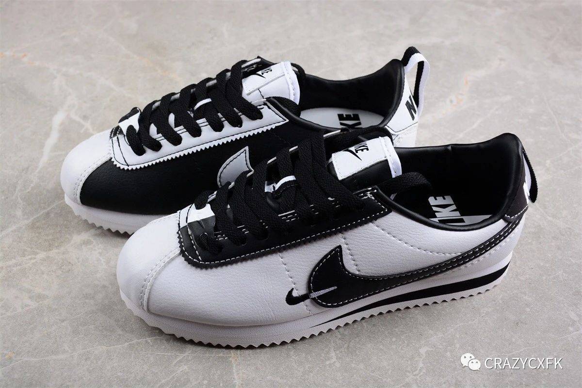nike classic cortez yin and yang 阴阳可拆卸拉链运动鞋_swoosh