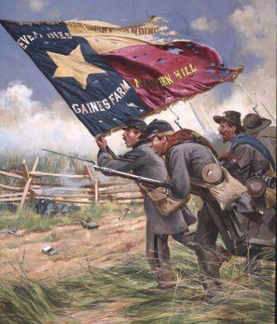 战旗永不倒美国内战:南北双方浴血奋战,都是为了那面旗_战场_部队