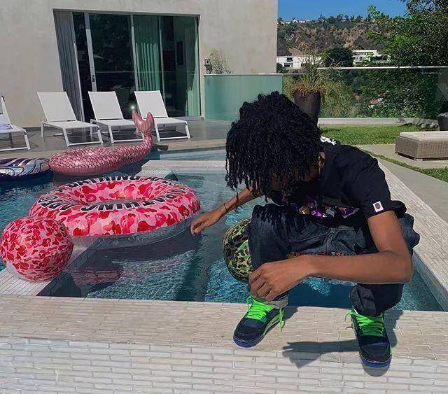 lil mosey diss lil tecca的ins截图纽约rolling loud音乐节现场