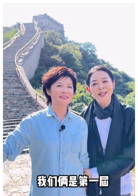 倪萍:和敬一丹叙旧,怀念当初两人曾连续3次拿金话筒的光辉岁月_电视