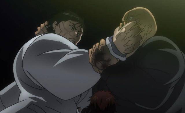 之后斯别克就被认真的花山薰给吊锤了,几拳就被打