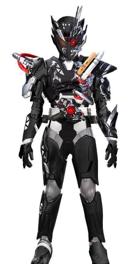 粉丝脑补自创假面骑士01副骑亚克形态刃姐亚克意外很带感_的设计_形象