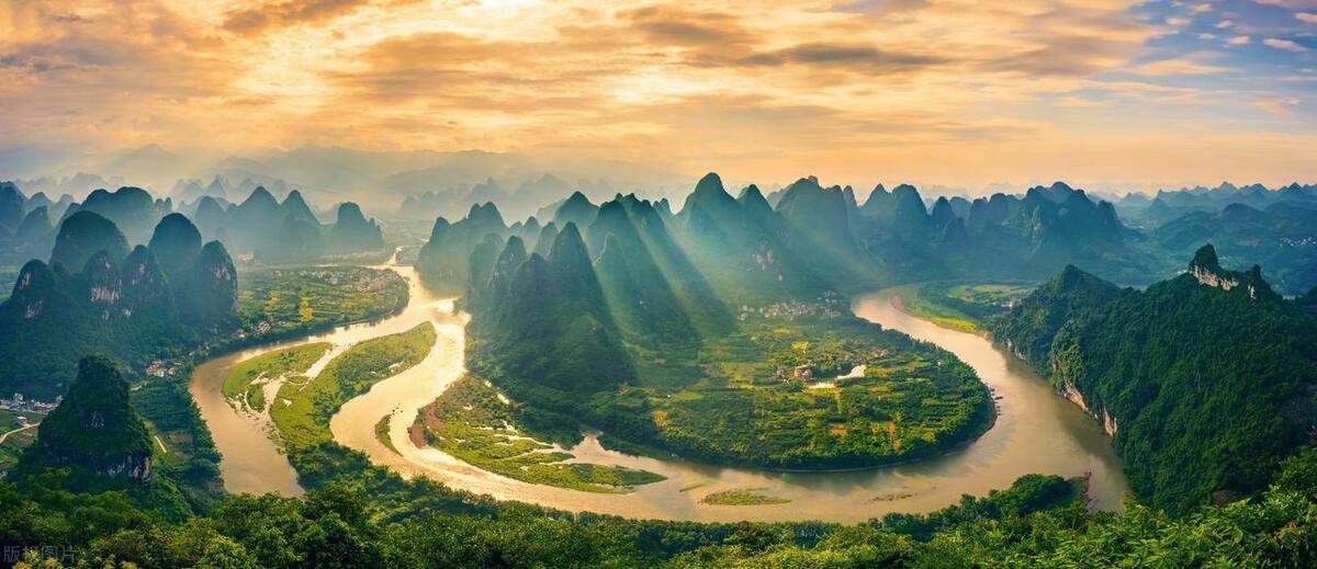 中国最美的7处山水组合，每一处都是人间胜景_峡谷_湖泊_自然 