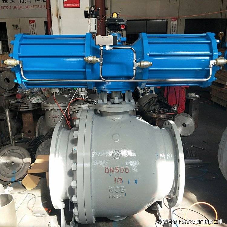 气动偏心半球阀 双偏心碳钢材质 大口径 pbq640f-16c