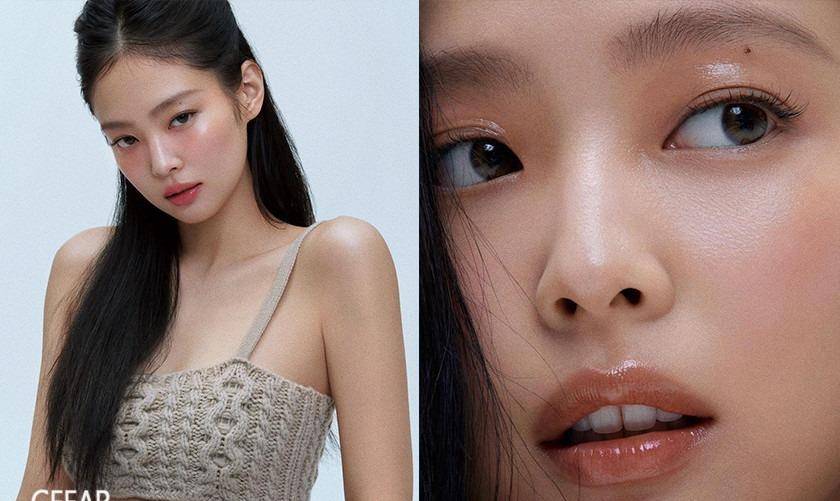 jennie与外国女星化"微醉纯欲妆"!_自然_鼻子_化妆品