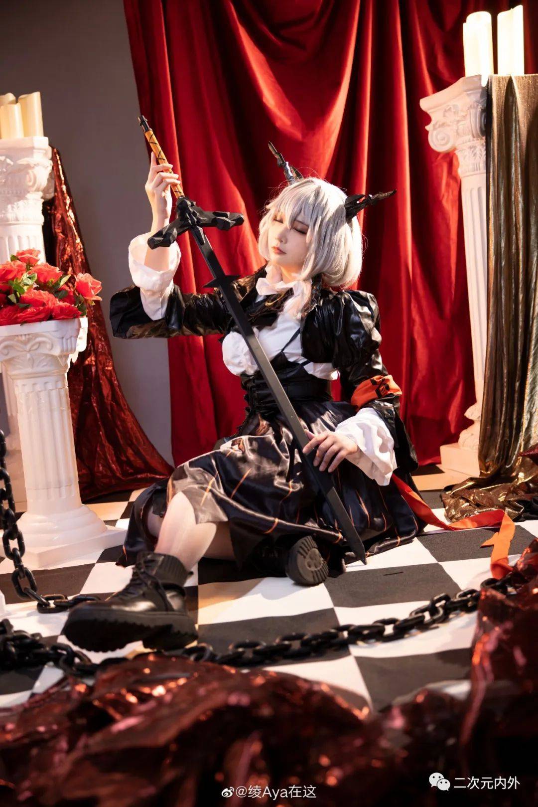 cos正片~《明日方舟》塔露拉_摄影_排版_aya