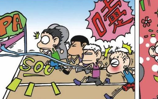 哇塞,呆头,你的喷嚏也太长了吧,还能冲破终点线,厉害,前面的运动选手