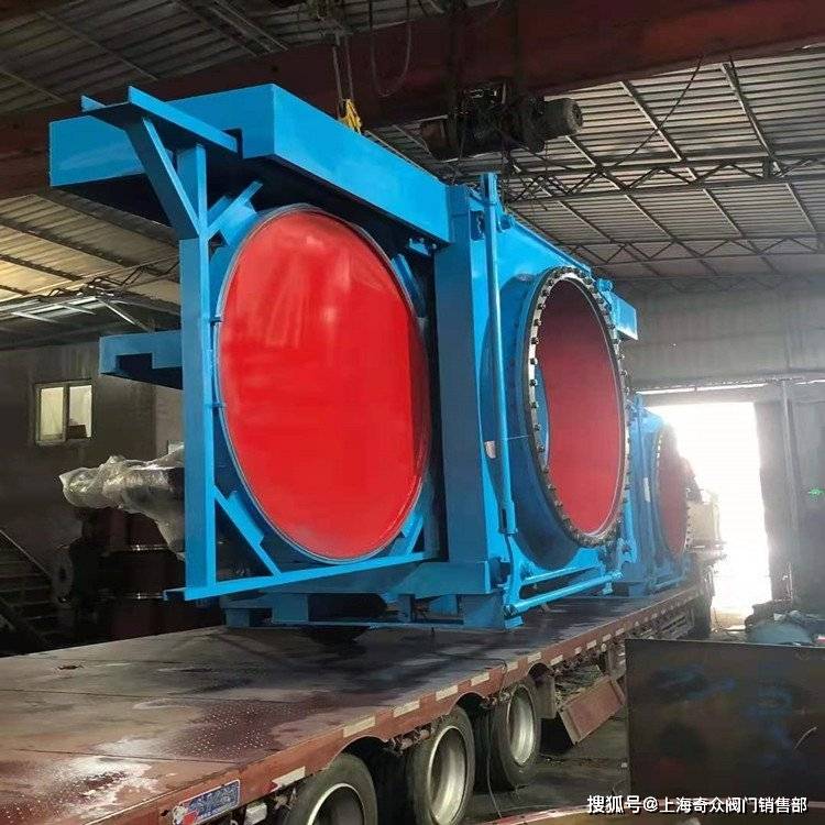 奇众阀门 kf741x敞开式盲板阀 电动封闭式插板阀_密封_机构_结构