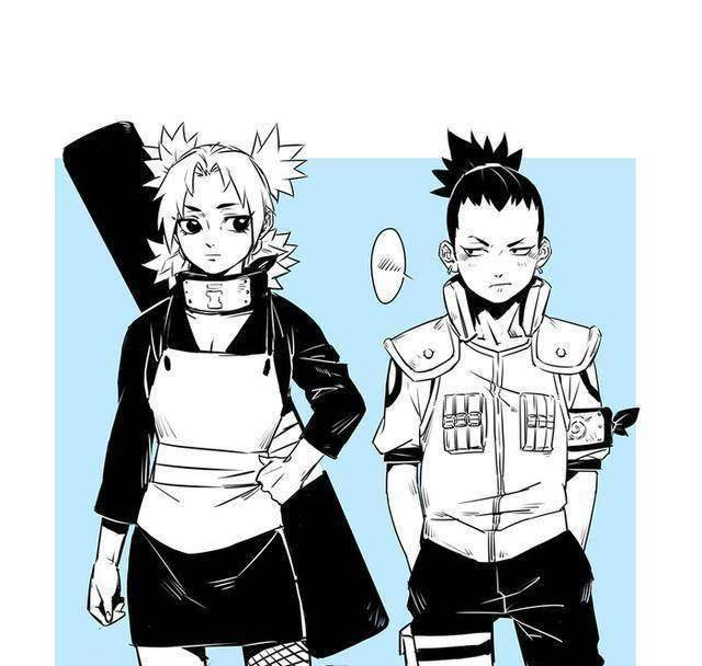 火影忍者——甜蜜情侣档只服鹿丸和手鞠从相识到恋爱结婚经历_高冷