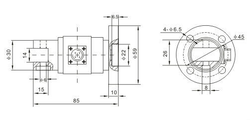 德宝 扭矩传感器 dob-1jy 高品质 测量静态 非连续旋转的扭矩力值