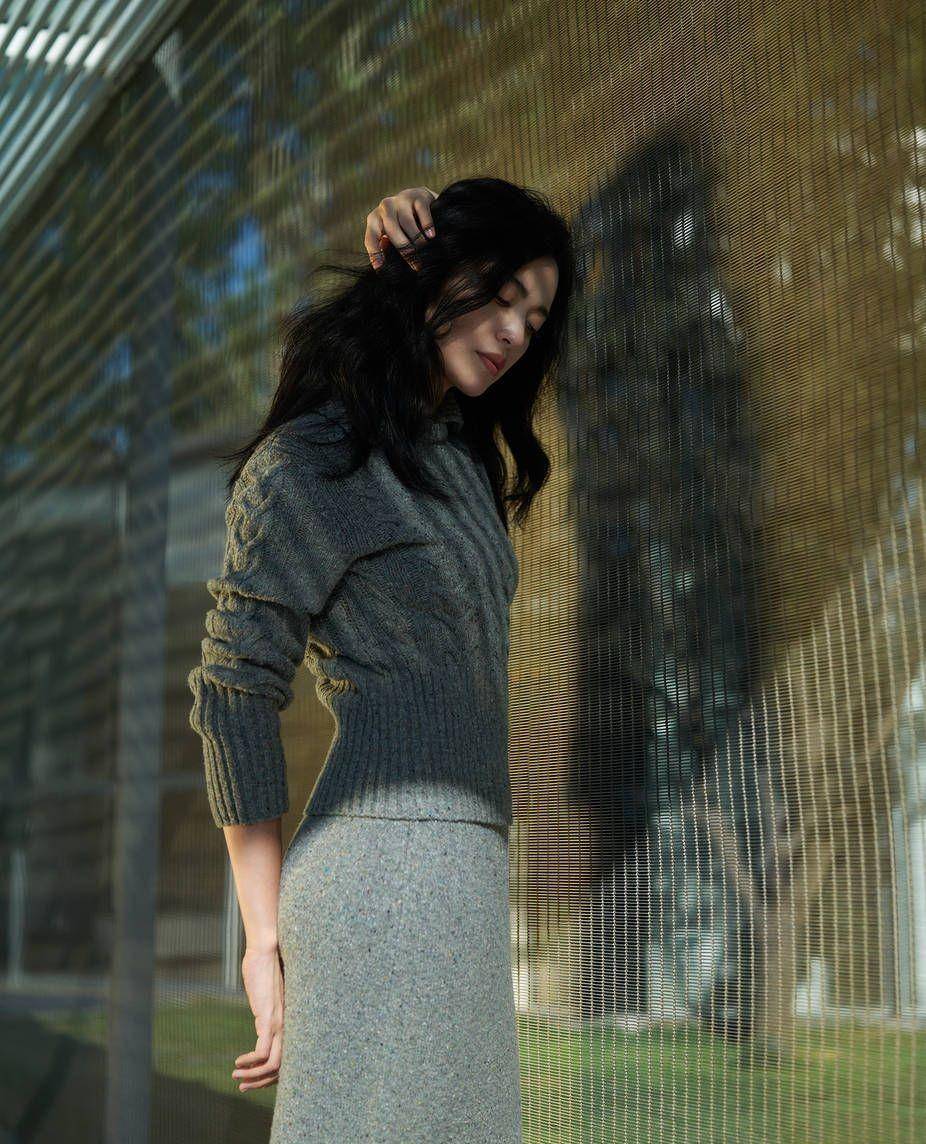 高级时尚气质十足!姚晨时尚大片亮相发布_魅力_身材_风格