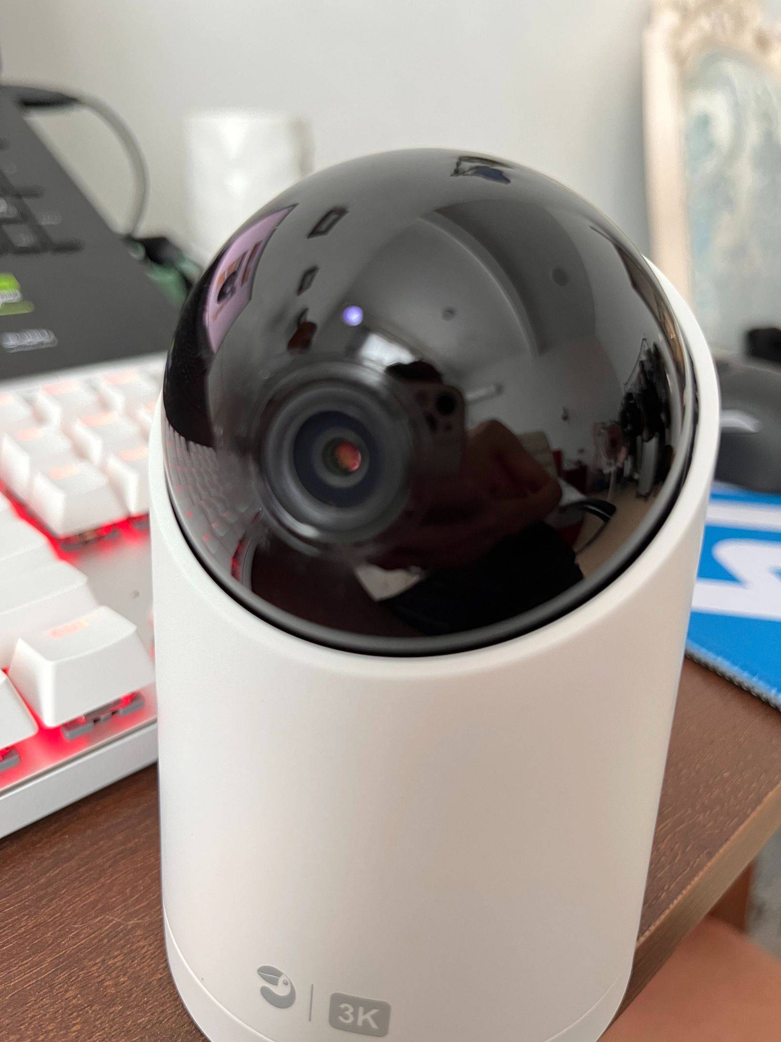 华为智选 海雀智能摄像头3s 3k版,家用3k高画质摄像头测评_支持_影像