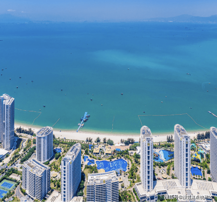 金融街海世界实景下面,就以惠州金融街海世界滨海旅居小镇来做案例,供