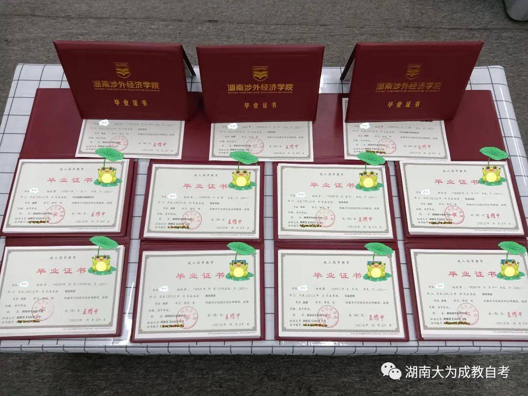 湖南涉外经济学院学位证书图片 来自搜狐网