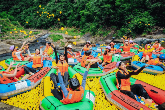 临安凉源峡漂流 16°的夏天等你来_峡谷_过山车_亲水