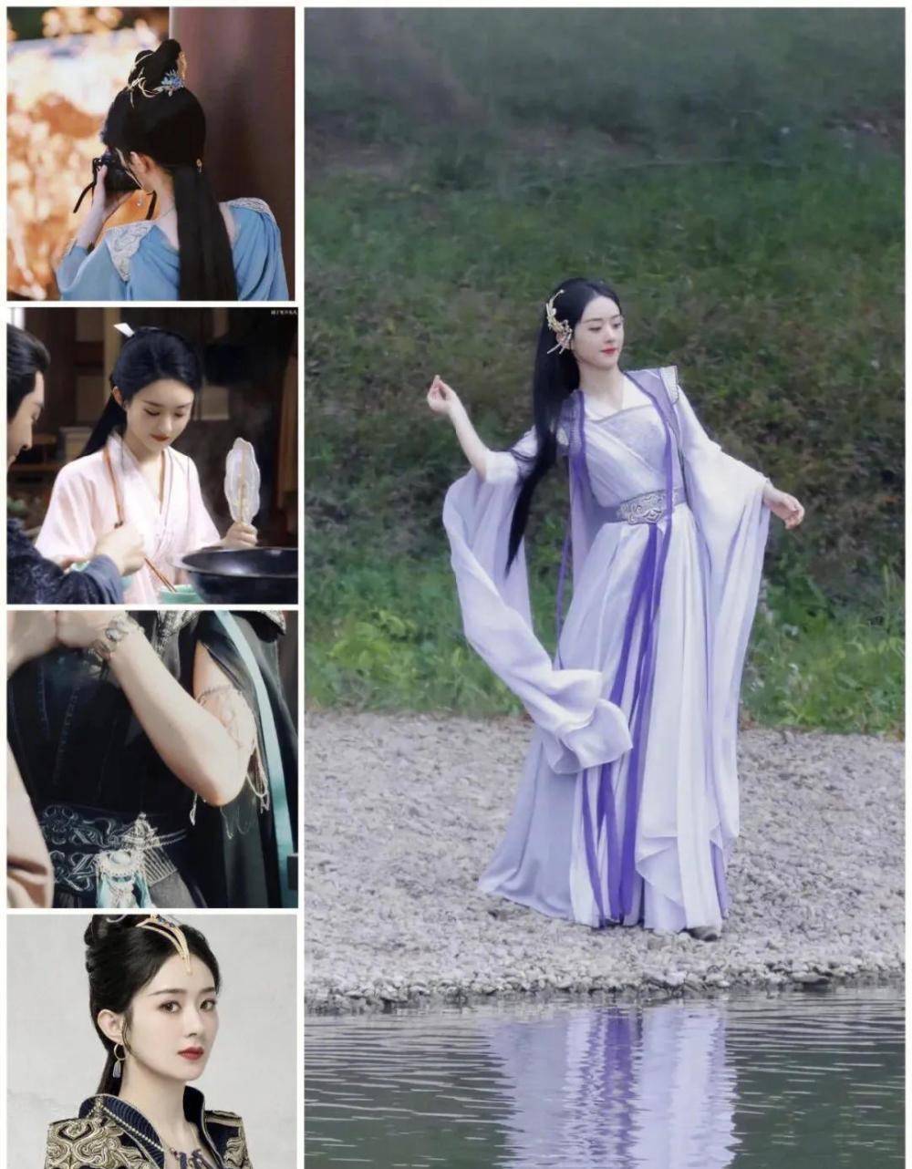 唐嫣《念无双》造型被嘲土,扮相与杨蓉8年前剧照相似,陈同勋成花粉