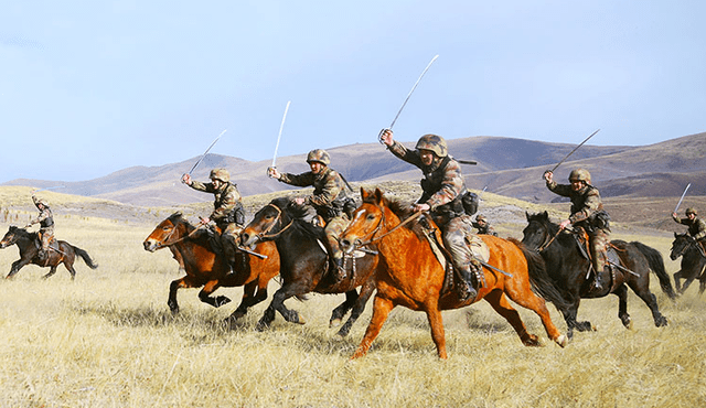 官媒透露:解放军骑兵20人追着200人打,冲得印军连滚带爬_阿依邓_战友