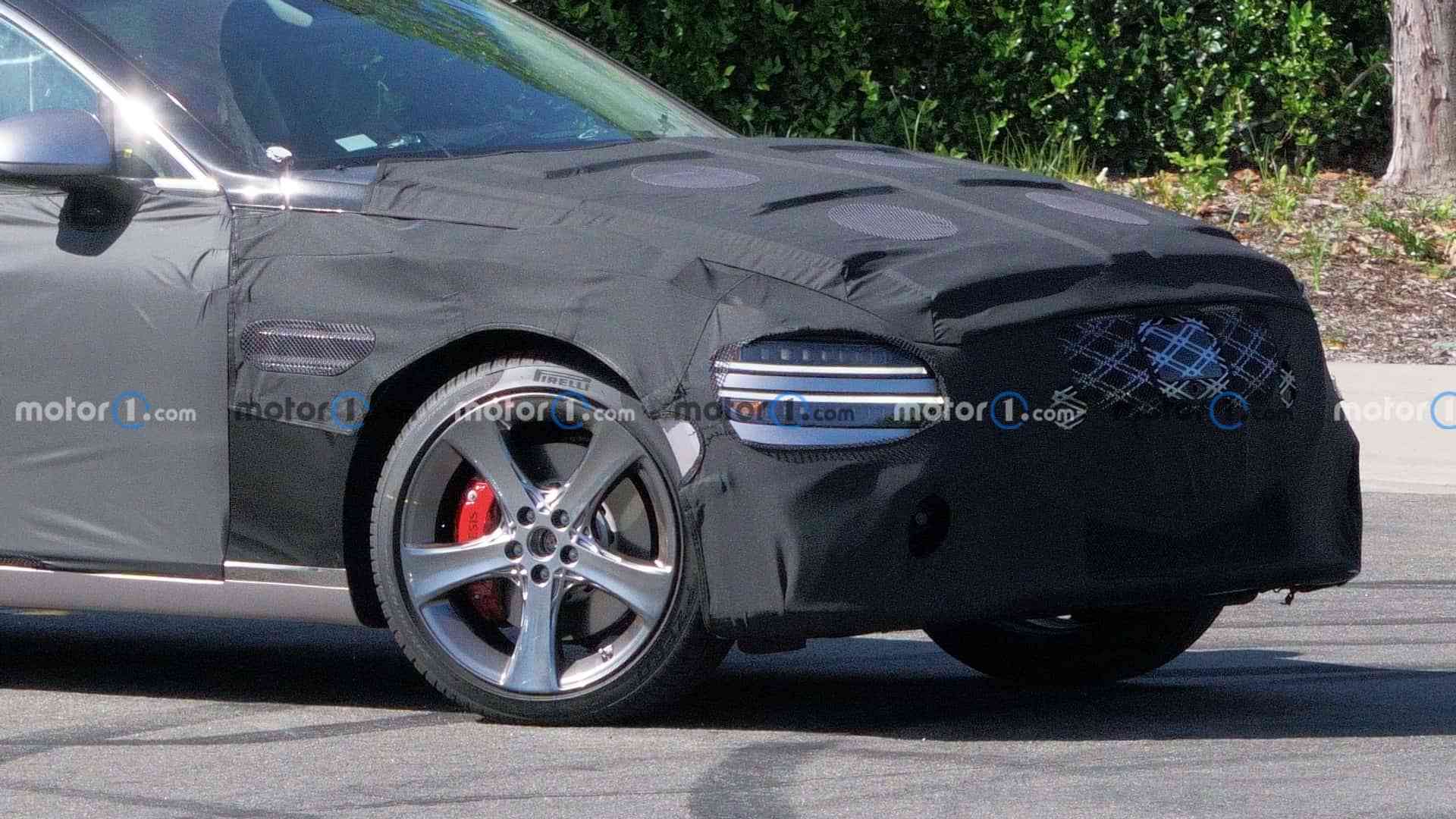 预计9月份亮相 新款genesis g80最新路试谍照曝光_搜狐汽车_搜狐网