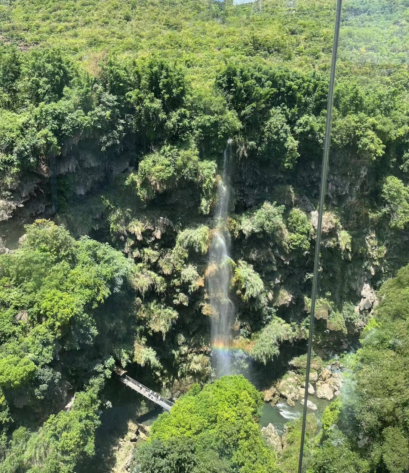 马岭河峡谷电梯事件图片