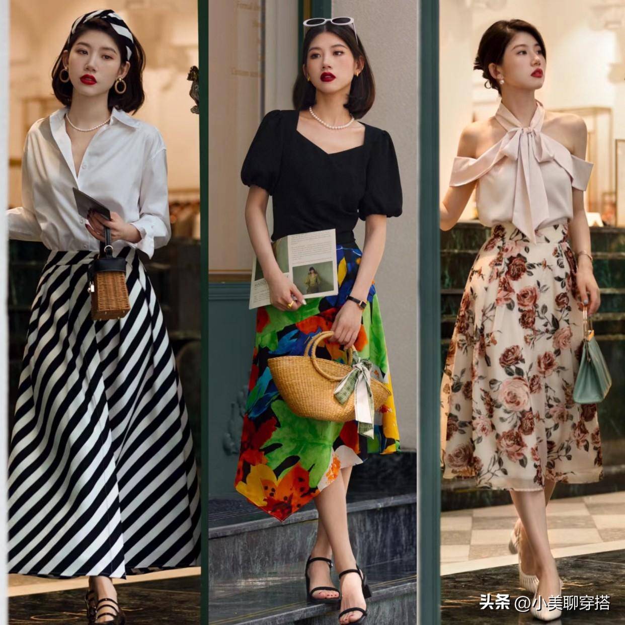 40 女生夏天尝试法式风穿搭,让优雅永不过时