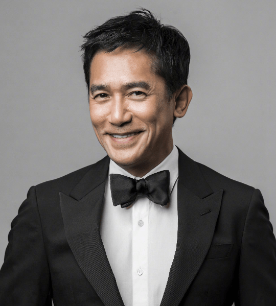 61岁梁朝伟现身冲浪,半蹲与小女孩合影超亲切,右脚被疑得灰指甲