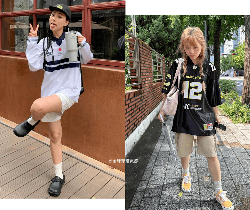 球衣_运动_牛仔裤