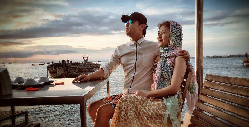 王琦接儿子放学,40岁的她竟然胖成了贾玲,臃肿到雷人_姐姐_样子_老公