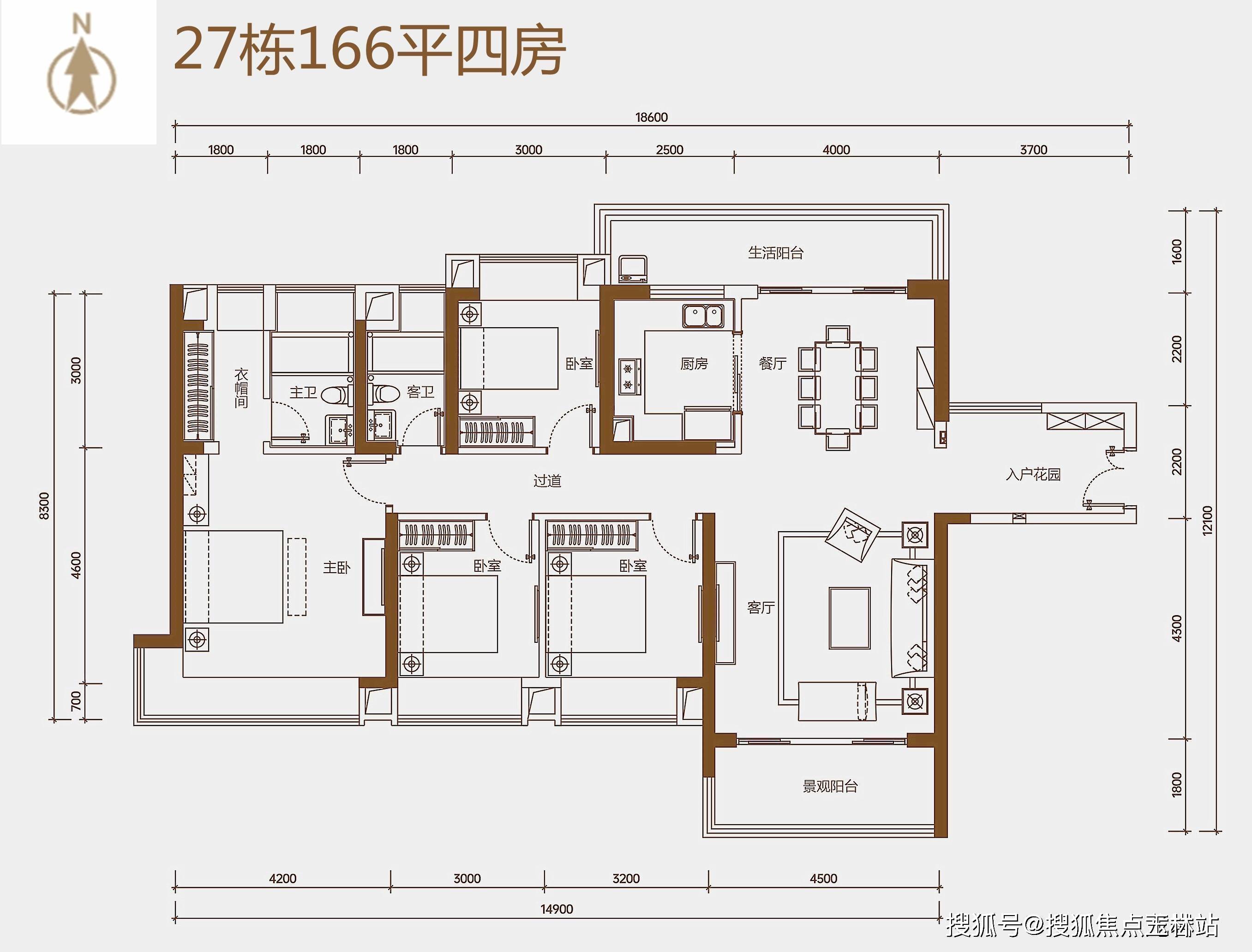 融创春城书院户型图图片