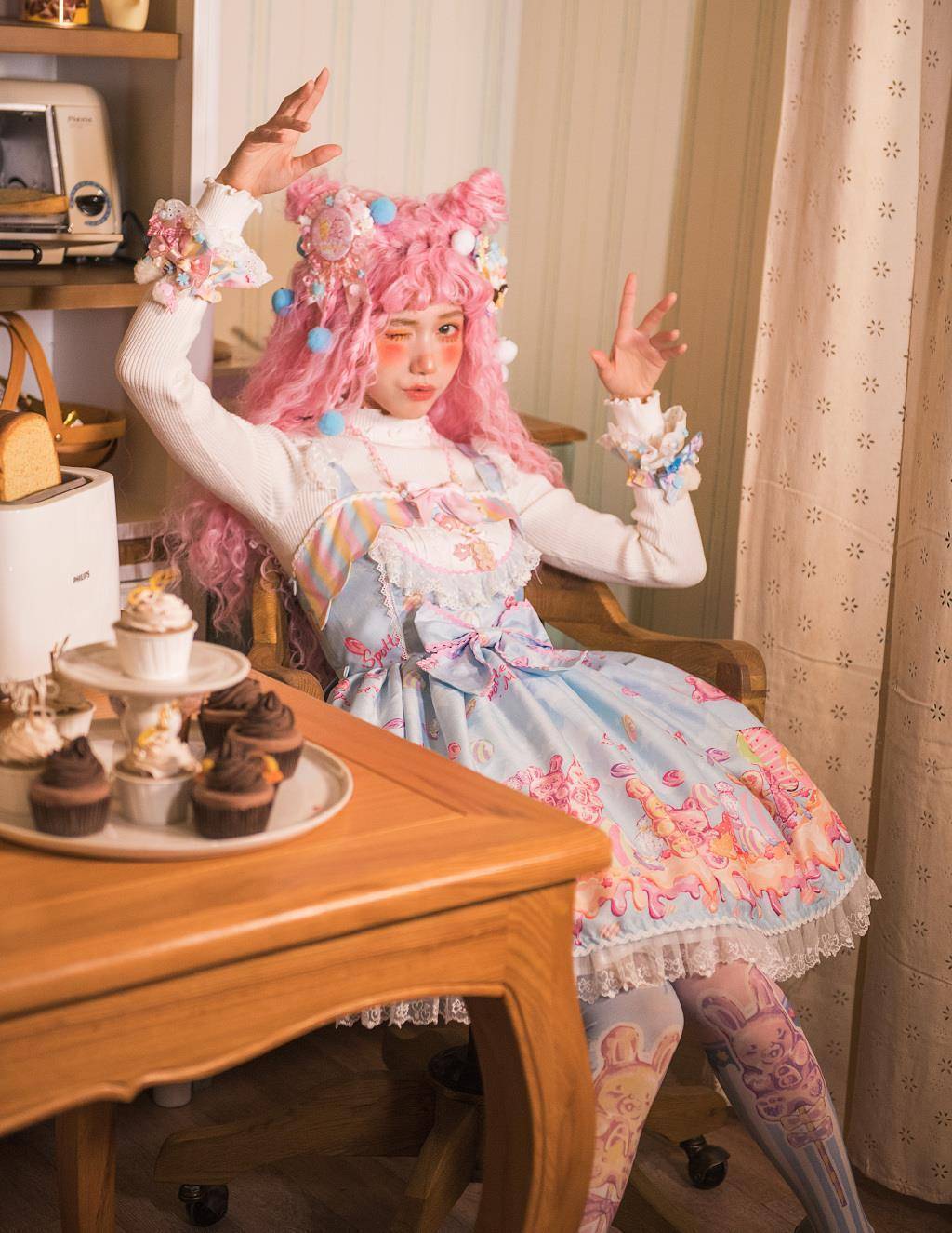 网友:这才是洛丽塔风格应有的感觉!_lo_显得_蝴蝶结