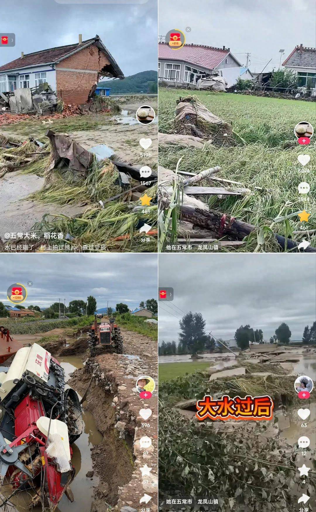 05隐形的东北洪灾五常市的灾情固然严重但事实上暴雨不只